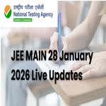 JEE MAIN 28 January 2026 Live Updates